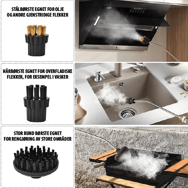 Nettoyeur Vapeur Tout-en-Un sous Pression