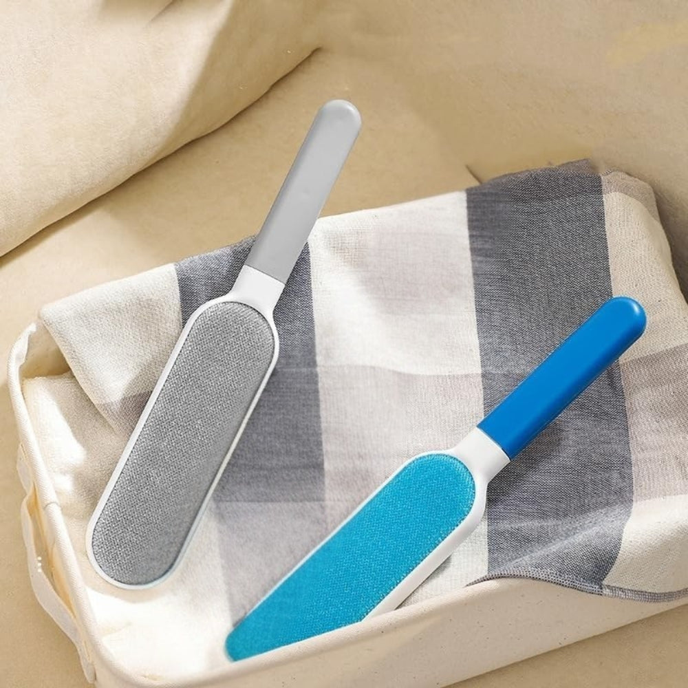 Brosse anti-peluches double face Pawfect – Gris