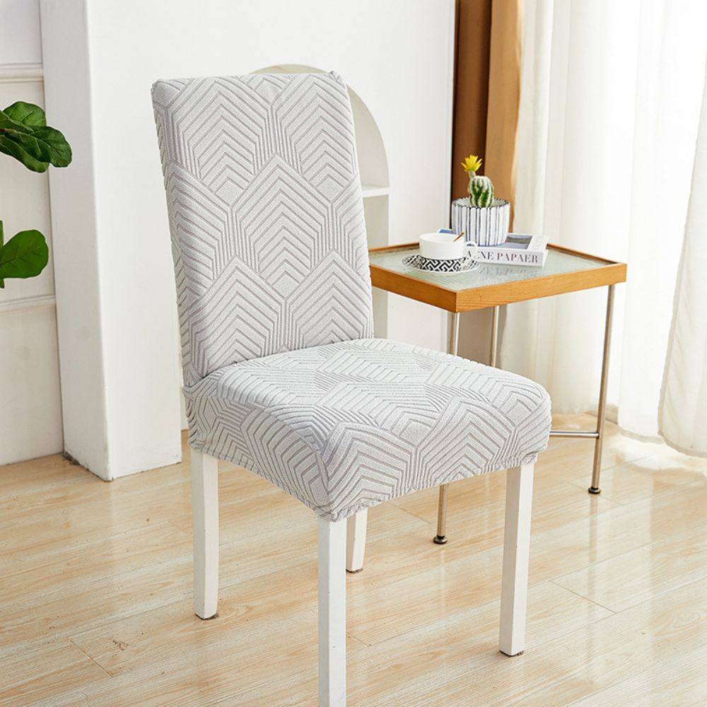 Housse de chaise extensible jacquard Jacquessa