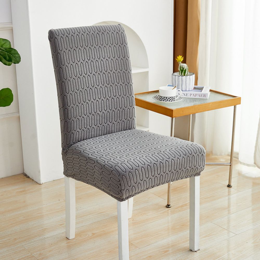 Housse de chaise extensible jacquard Jacquessa