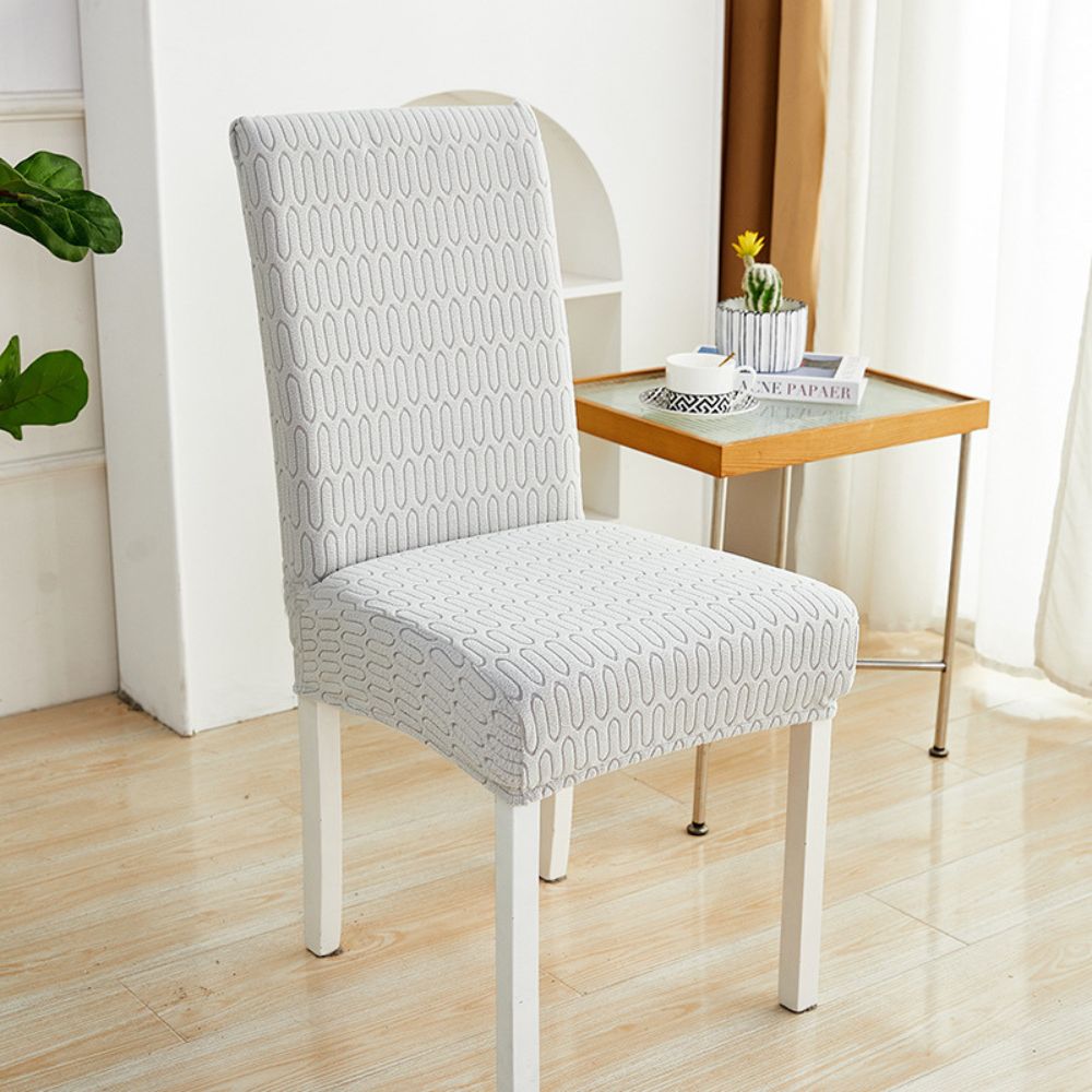 Housse de chaise extensible jacquard Jacquessa