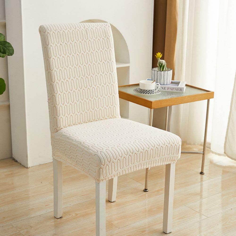 Housse de chaise extensible jacquard Jacquessa