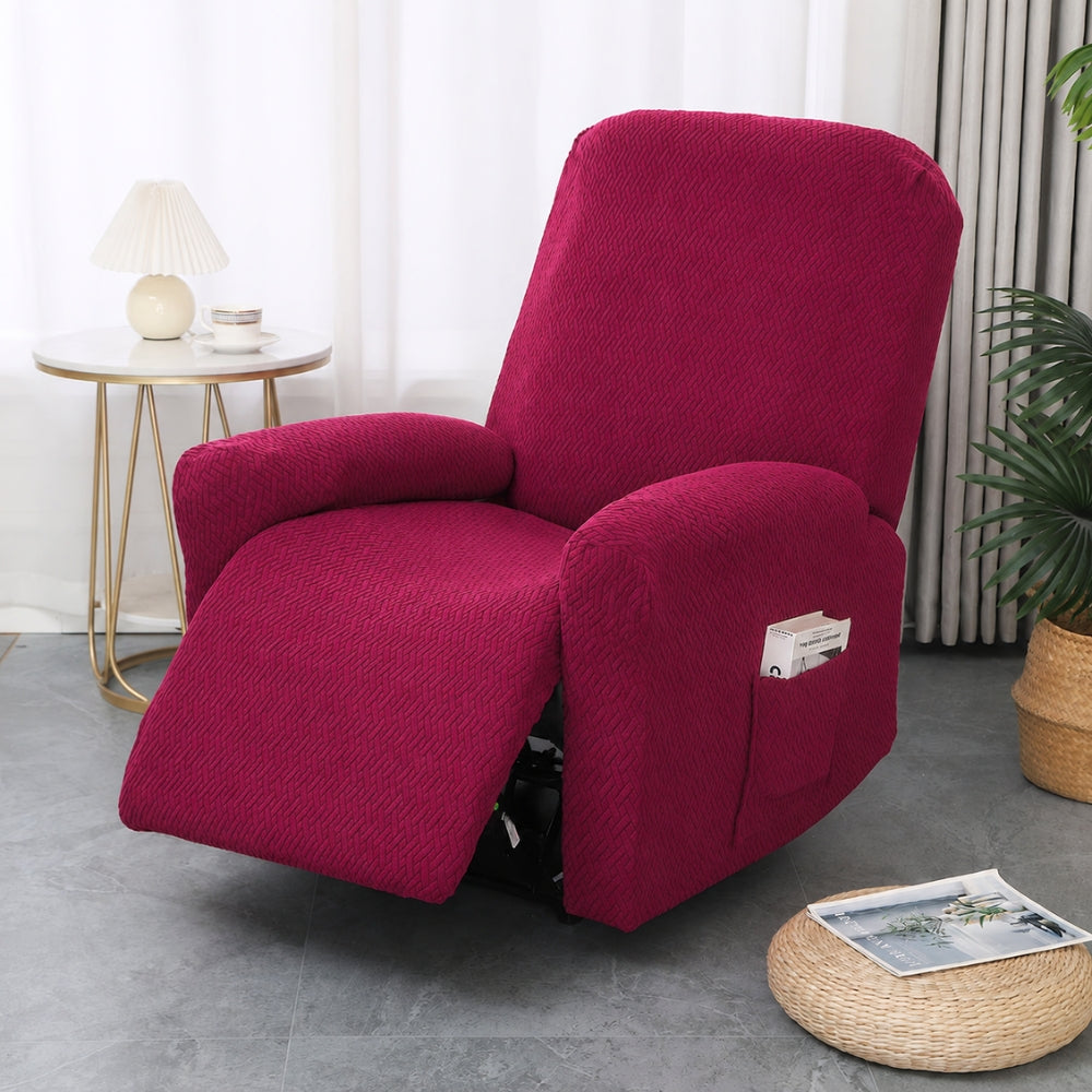Housse ajustée de fauteuil relax Juno à poche