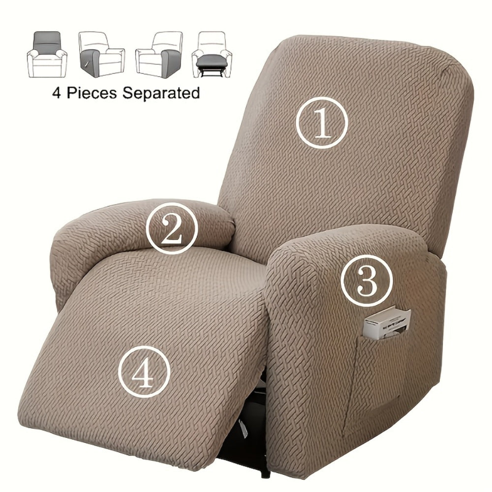 Housse ajustée de fauteuil relax Juno à poche