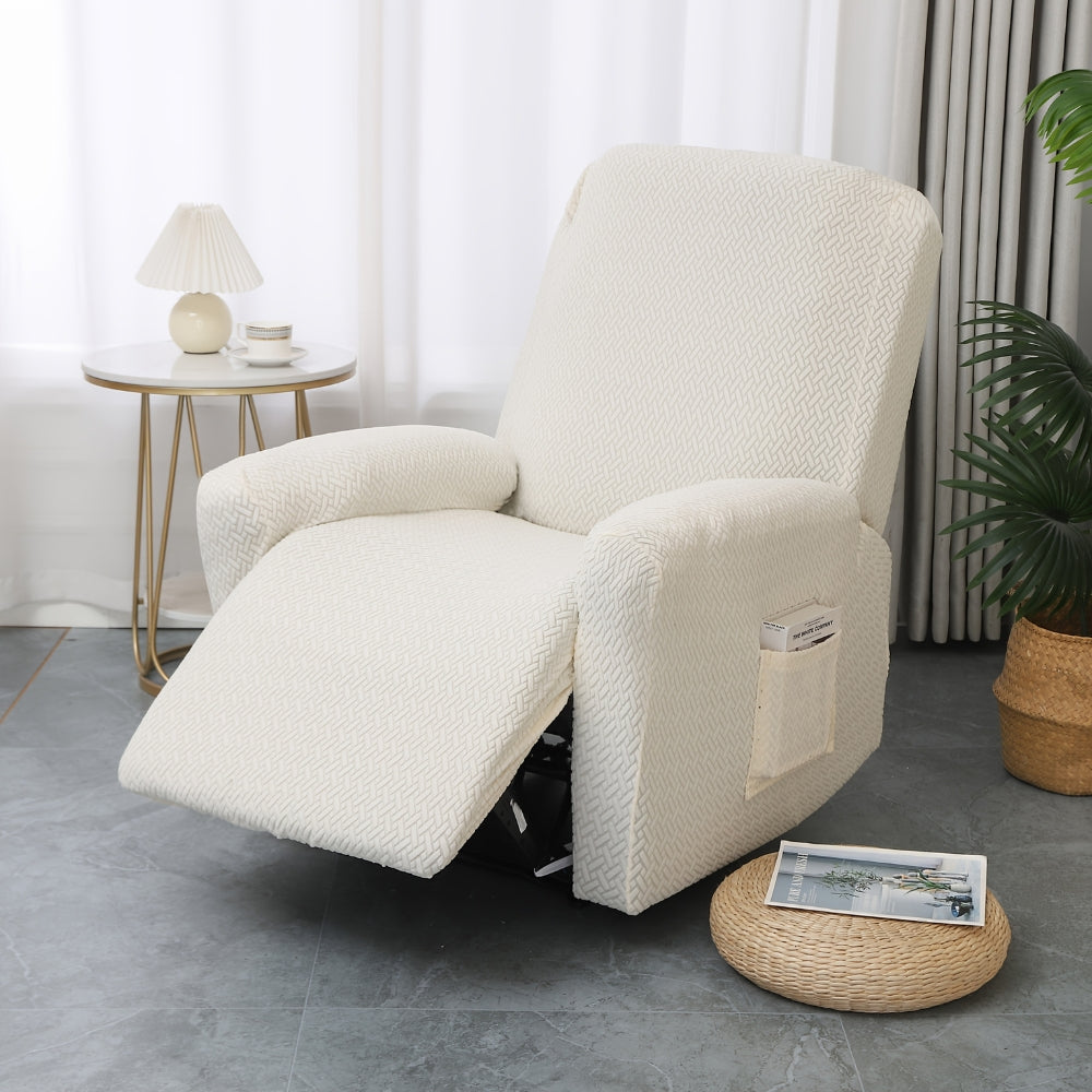 Housse ajustée de fauteuil relax Juno à poche