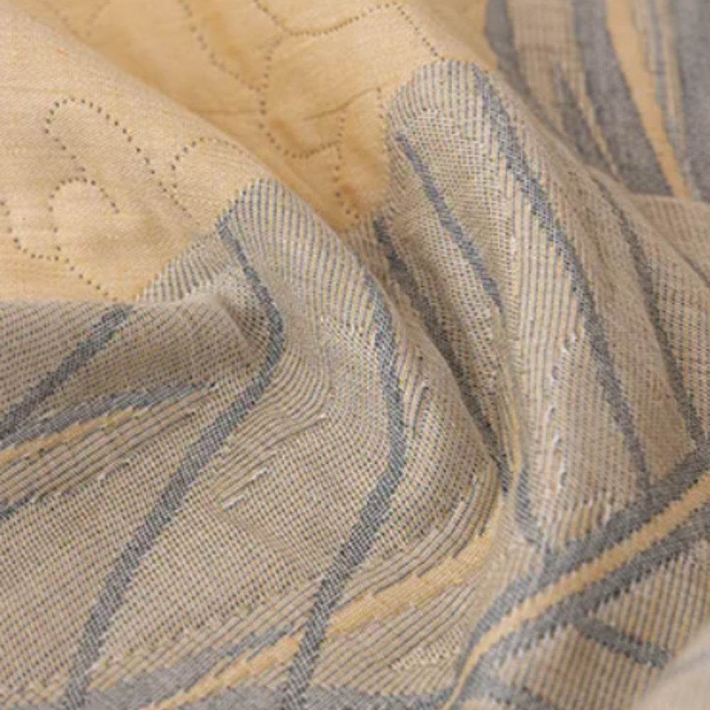 Housse de canapé en gaze motif feuilles