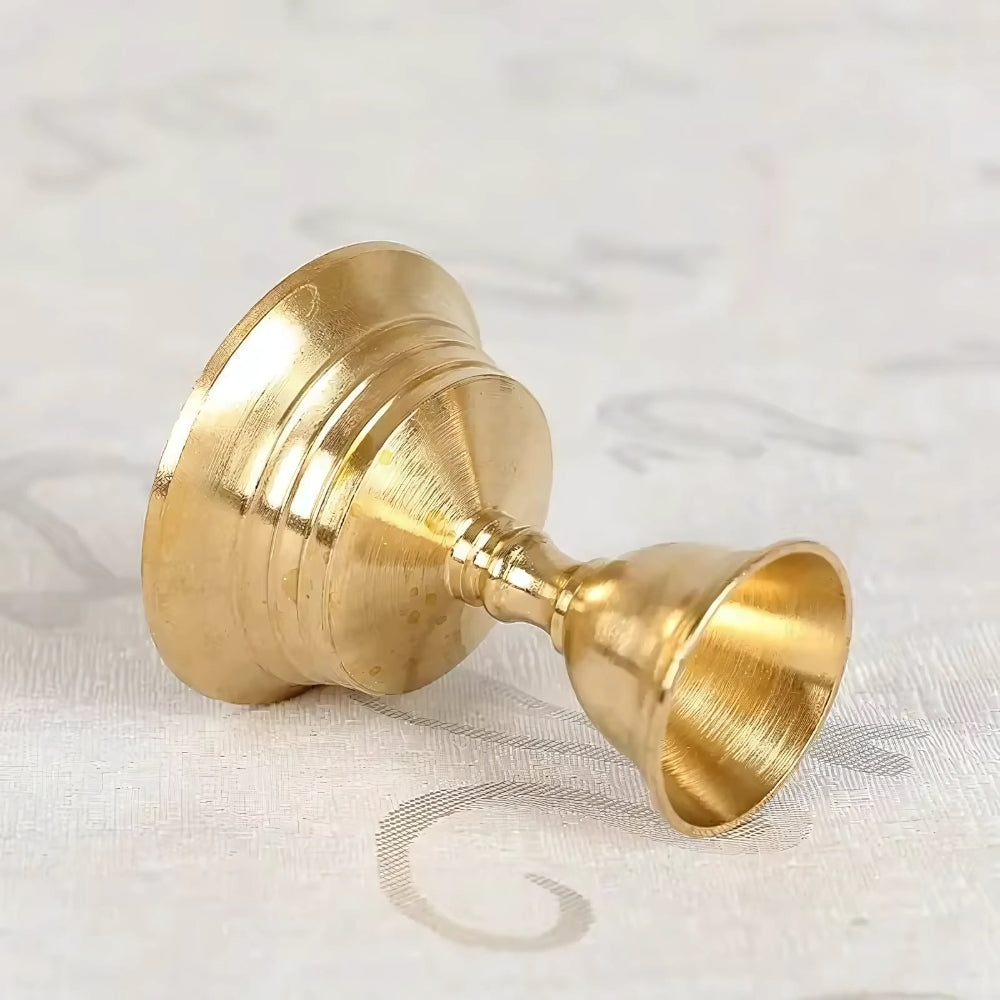 Bougeoir coupe en cuivre vintage