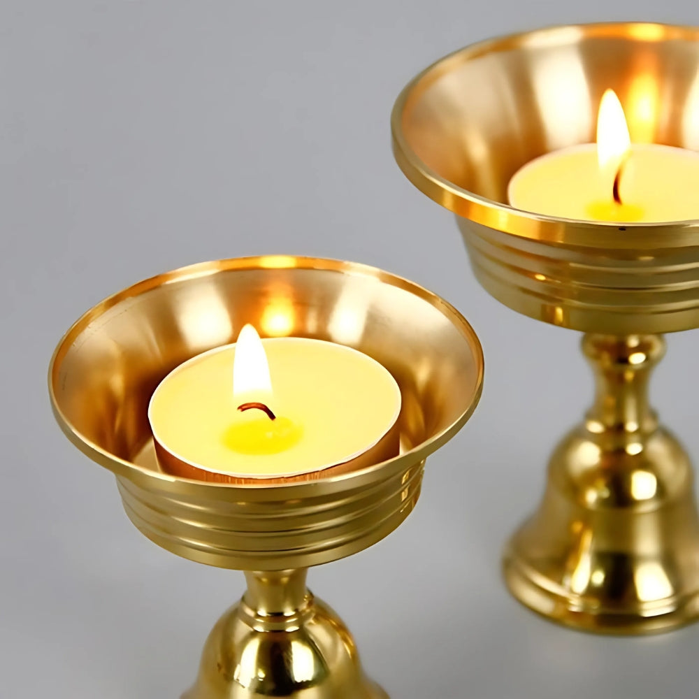 Bougeoir coupe en cuivre vintage – Miniar