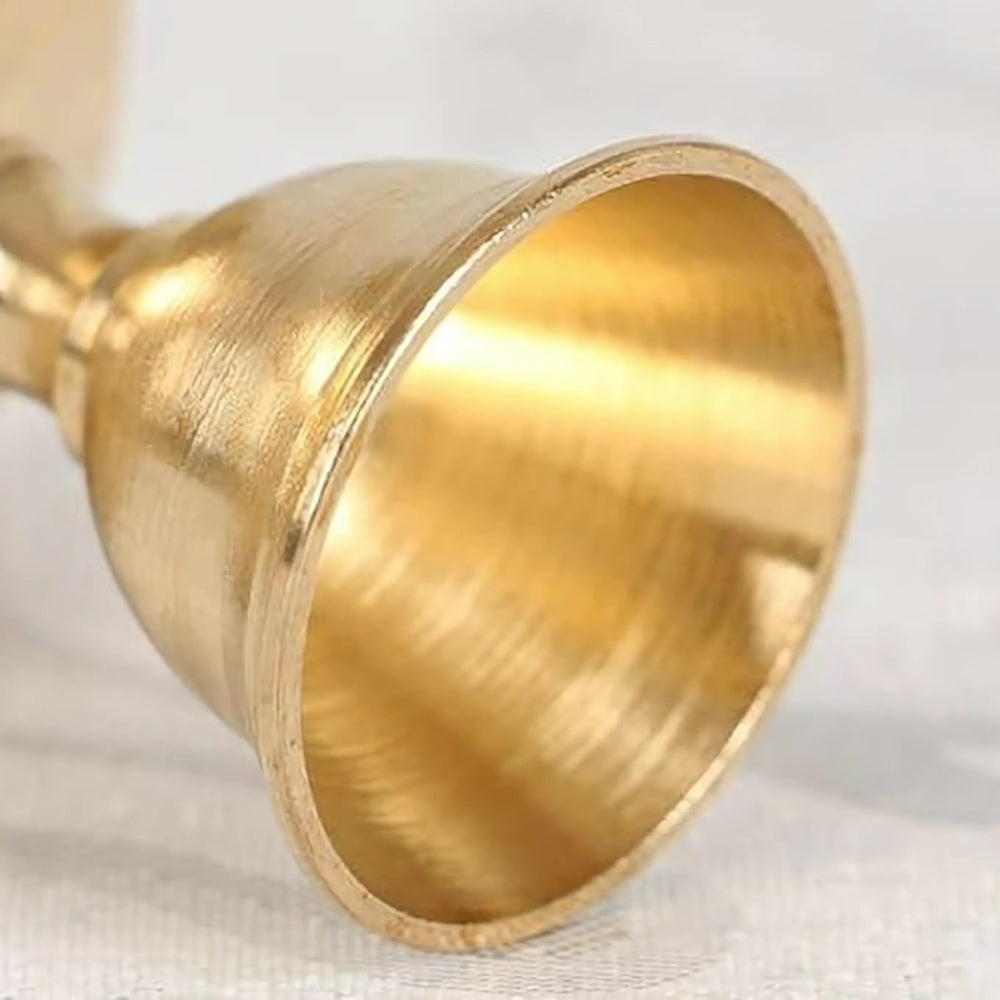 Bougeoir coupe en cuivre vintage