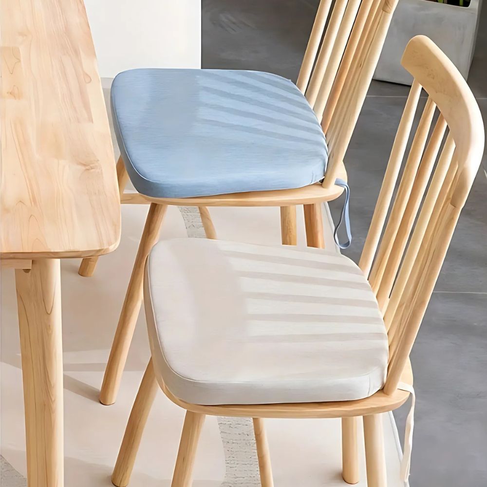 Galette de chaise touffetée Lunari