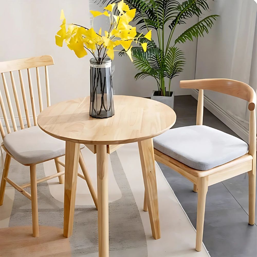 Galette de chaise touffetée Lunari – Burnt Orange