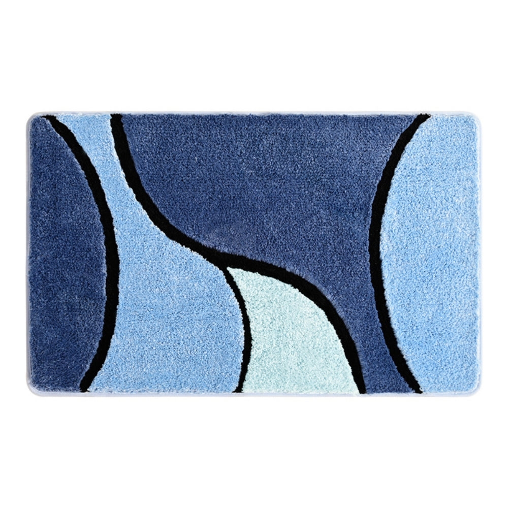 Tapis de salle de bain moelleux absorbant antidérapant
