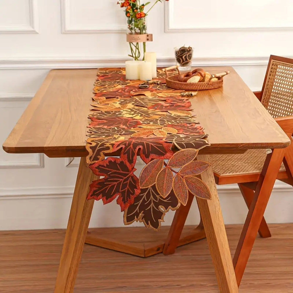 Chemin de table feuilles d'automne – 11"x17"