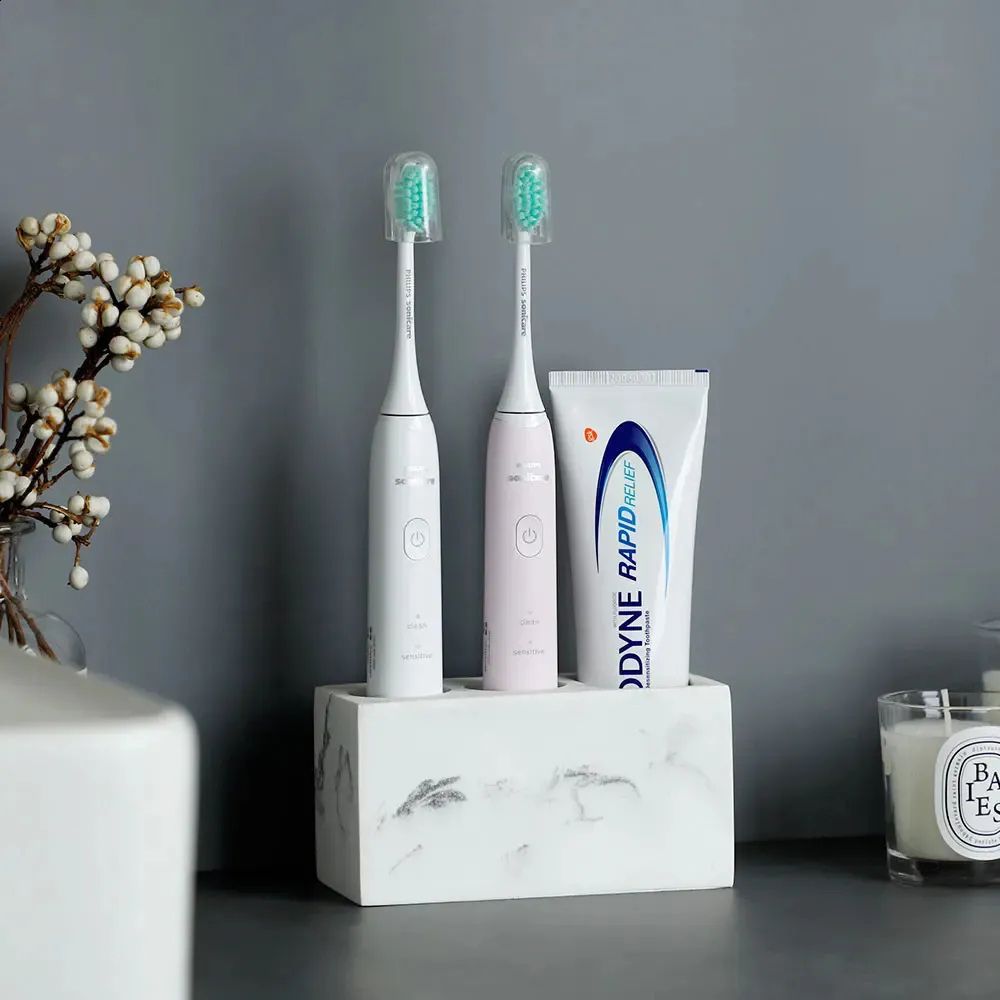 Porte-brosses à dents couple en résine