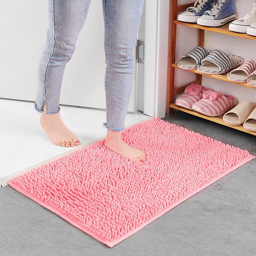 Tapis de bain doux en chenille Mavi