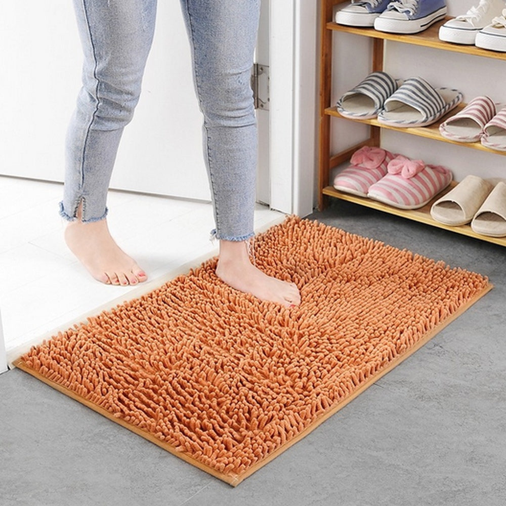 Tapis de bain doux en chenille Mavi