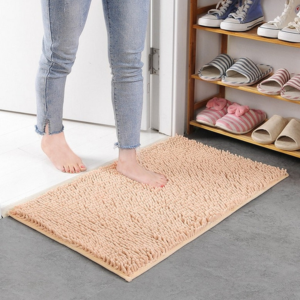 Tapis de bain doux en chenille Mavi