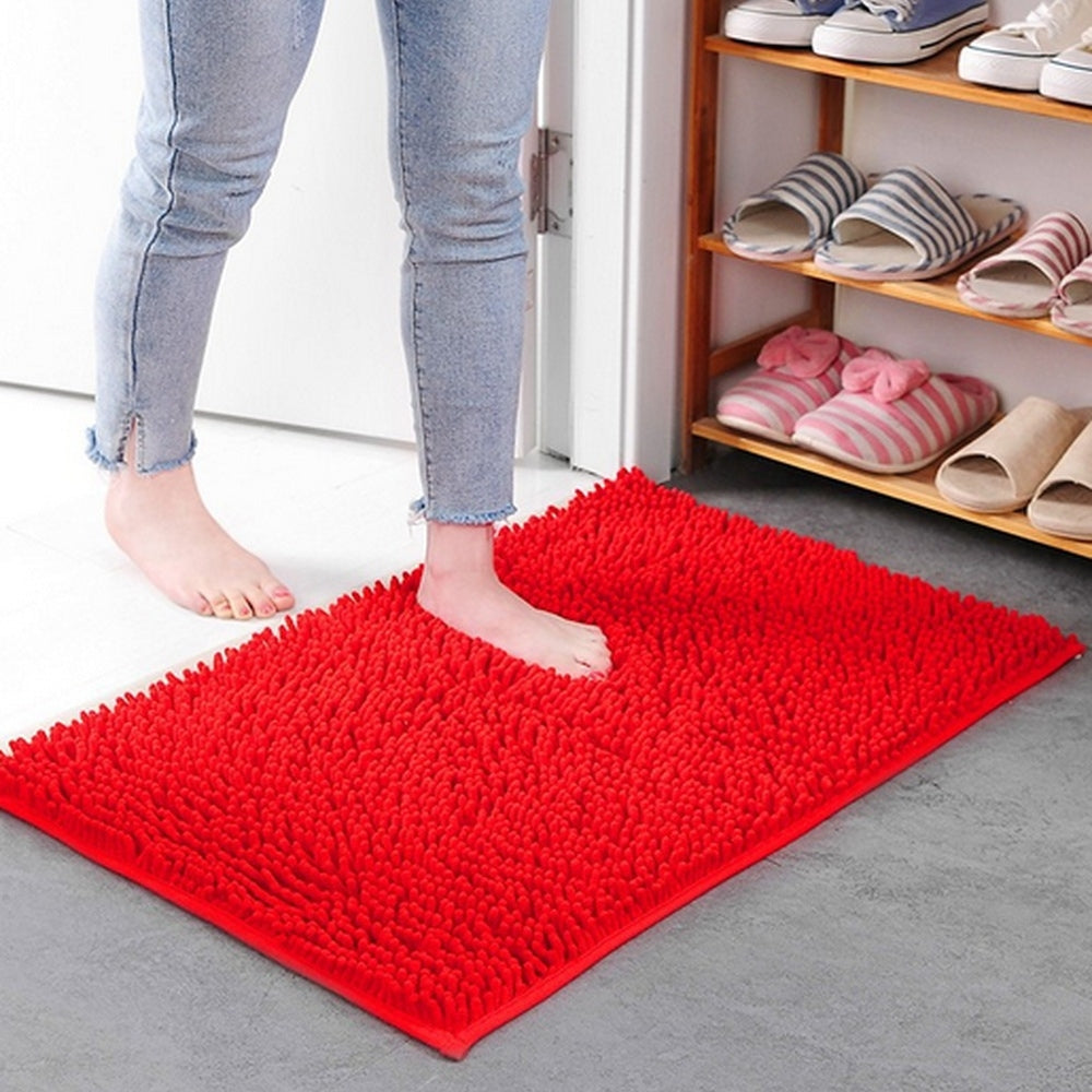 Tapis de bain doux en chenille Mavi