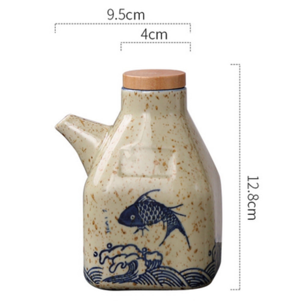 Distributeur d'huile et de sauce en céramique Mizuno
