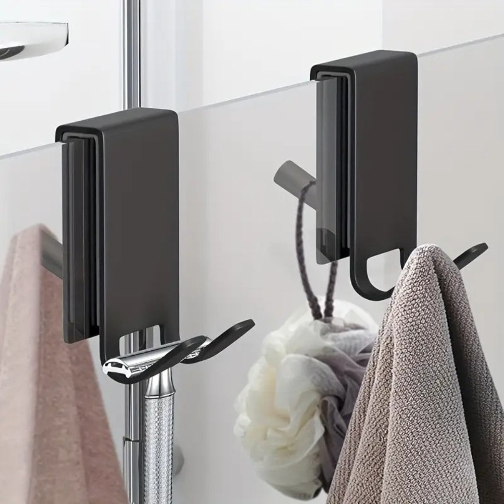 Crochets de porte de douche en inox