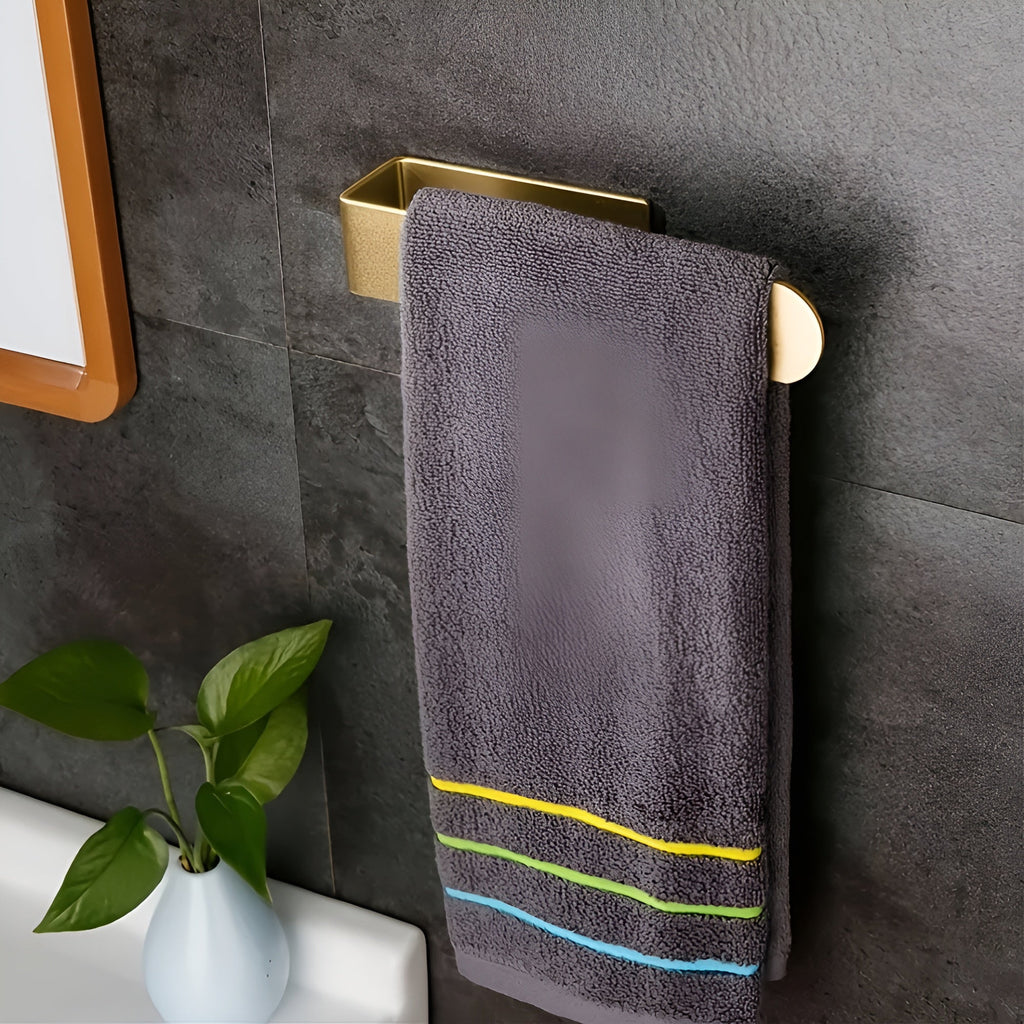 Porte-serviettes mural moderne en inox