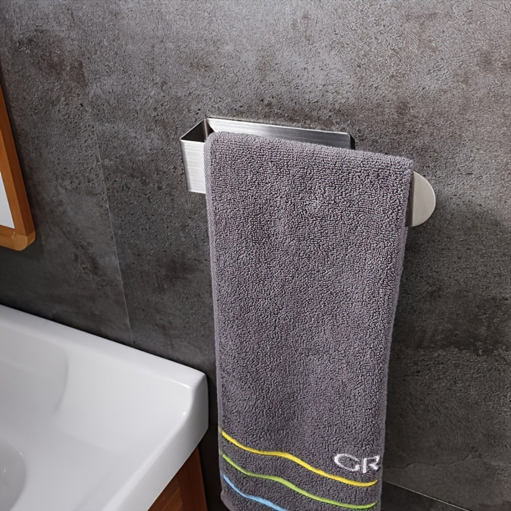 Porte-serviettes mural moderne en inox