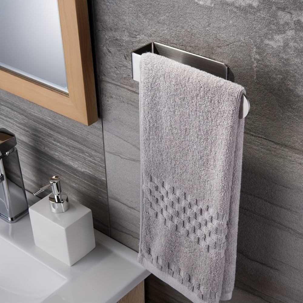 Porte-serviettes mural moderne en inox