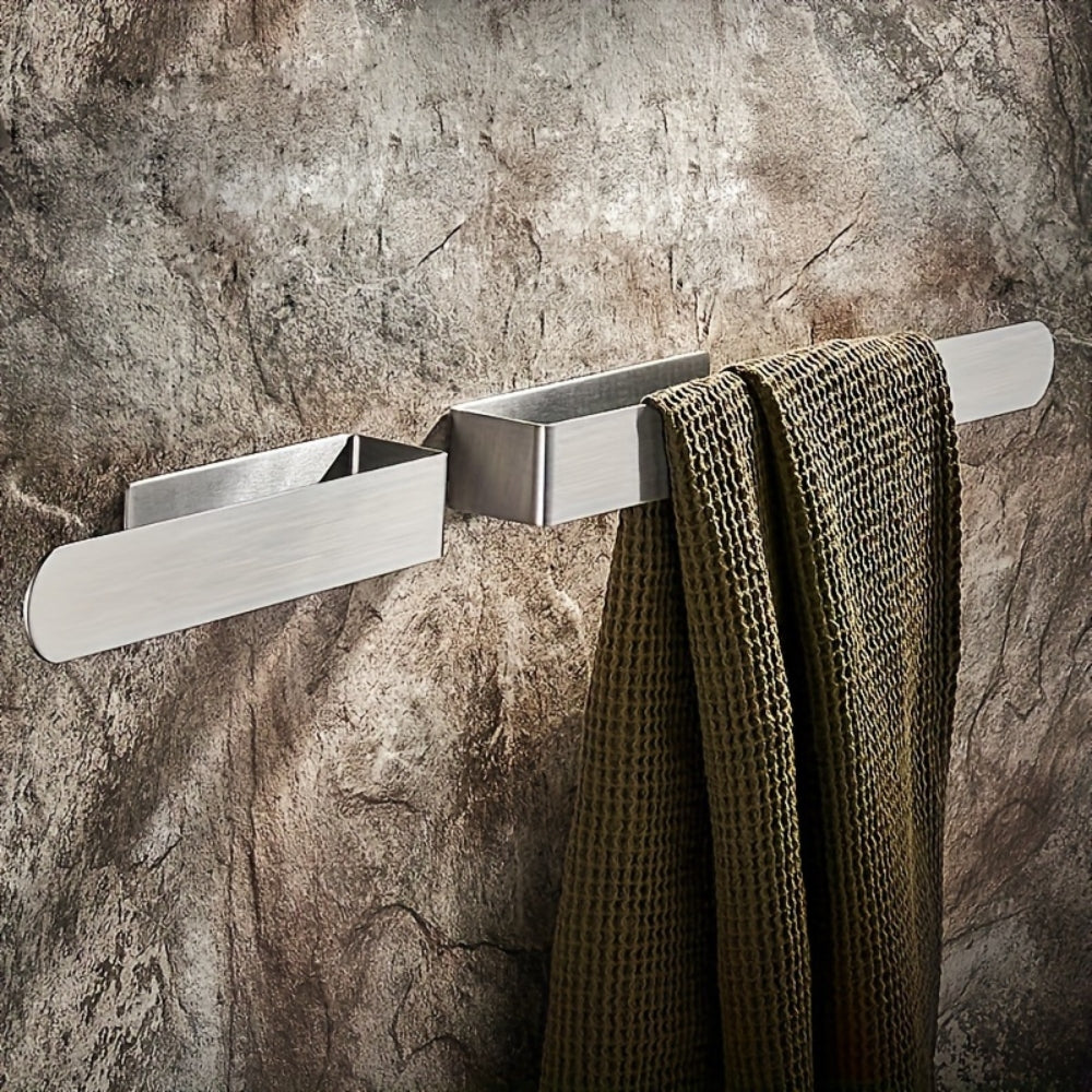 Porte-serviettes mural moderne en inox