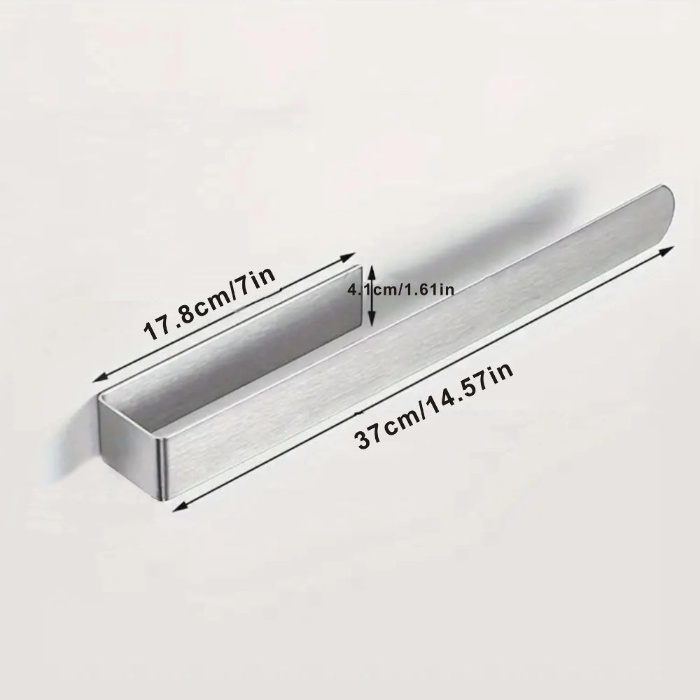Porte-serviettes mural moderne en inox