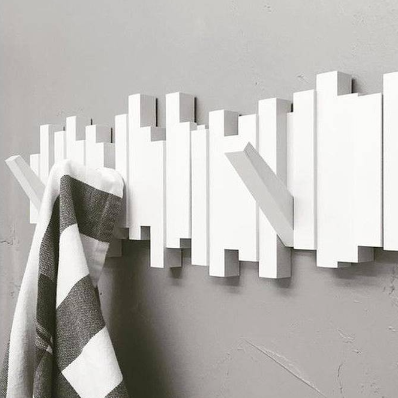 Patere murale piano en bois
