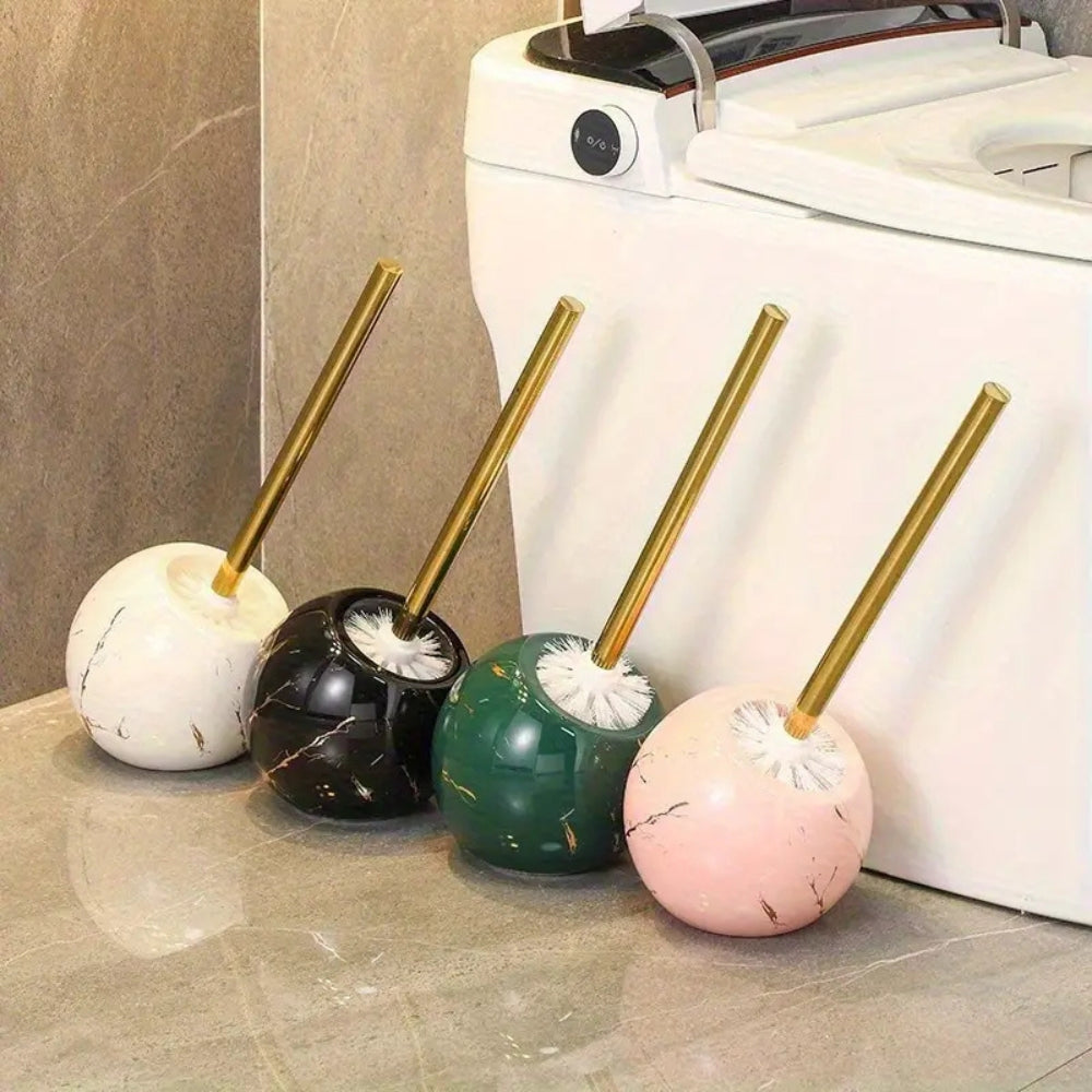 Brosse WC en céramique nordique – Rose poudré Bloom