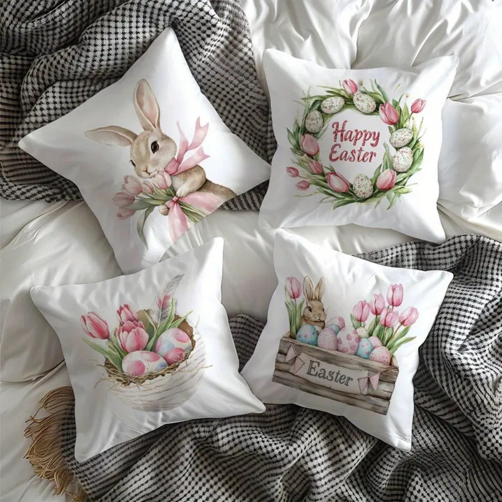 Housses de coussin de Pâques Lulune | Lot de 4