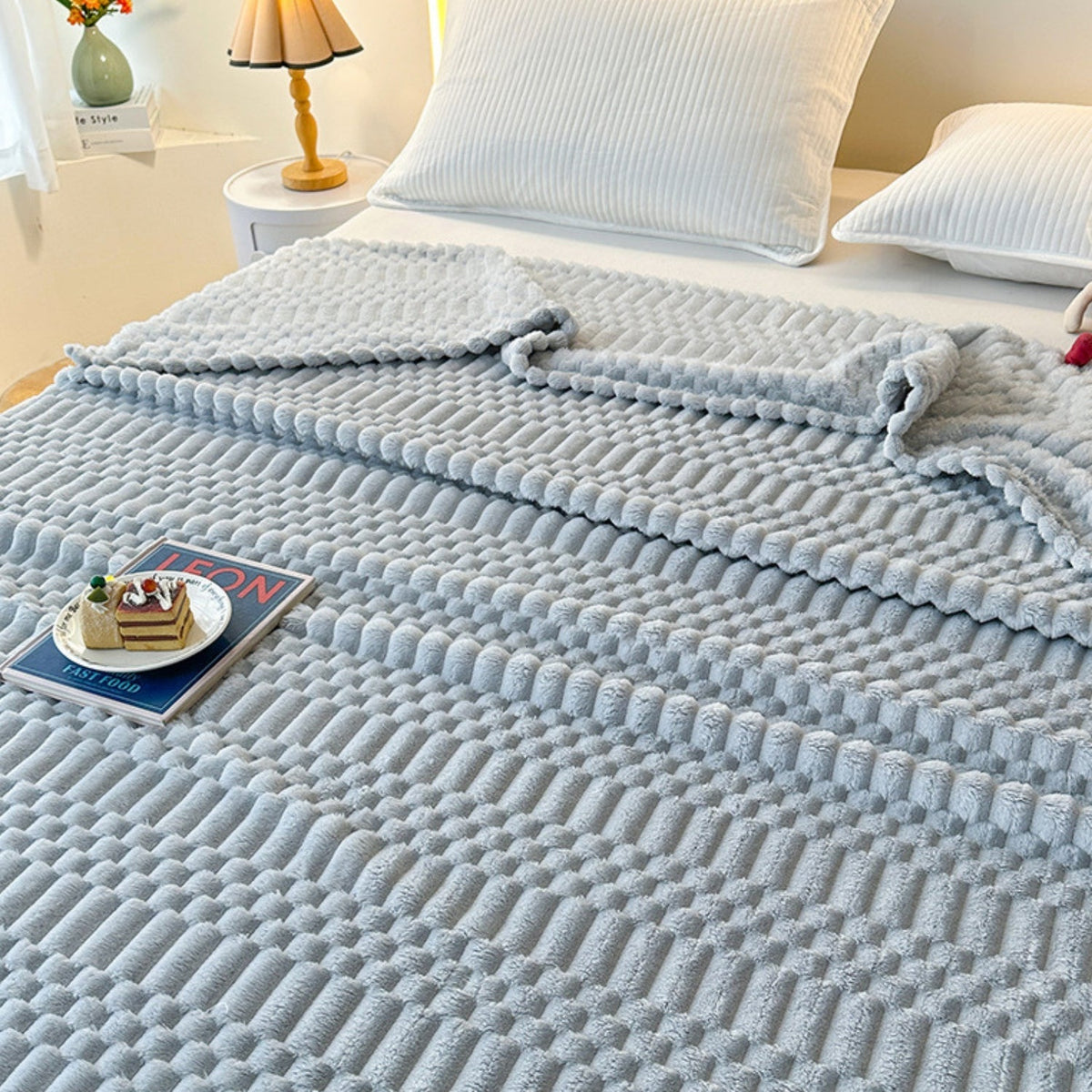 Plaid ultra doux Pebble Touch