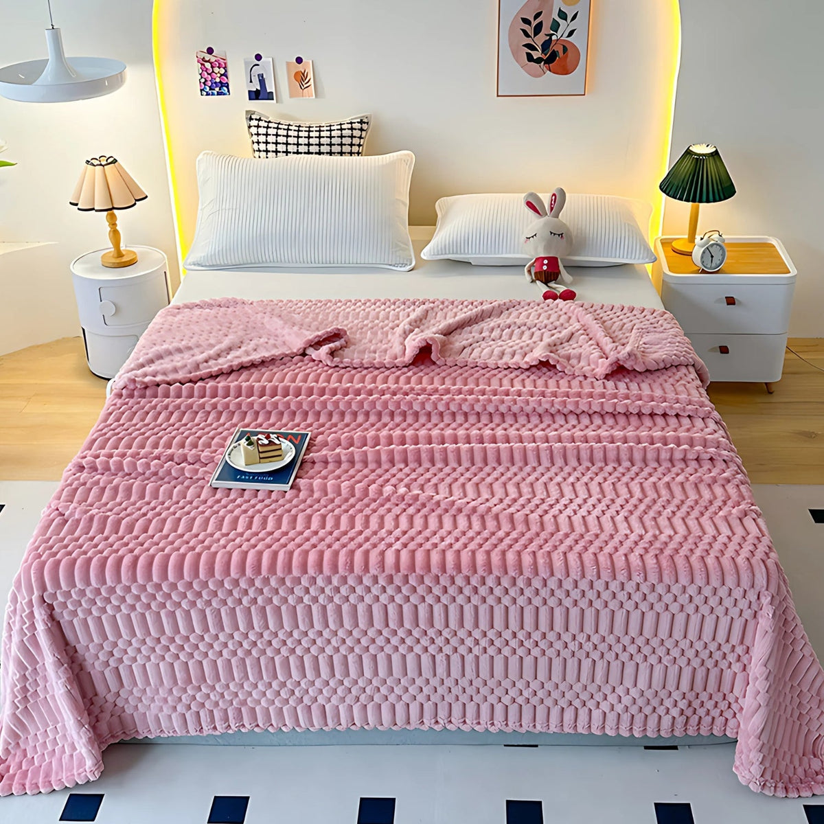Plaid ultra doux Pebble Touch