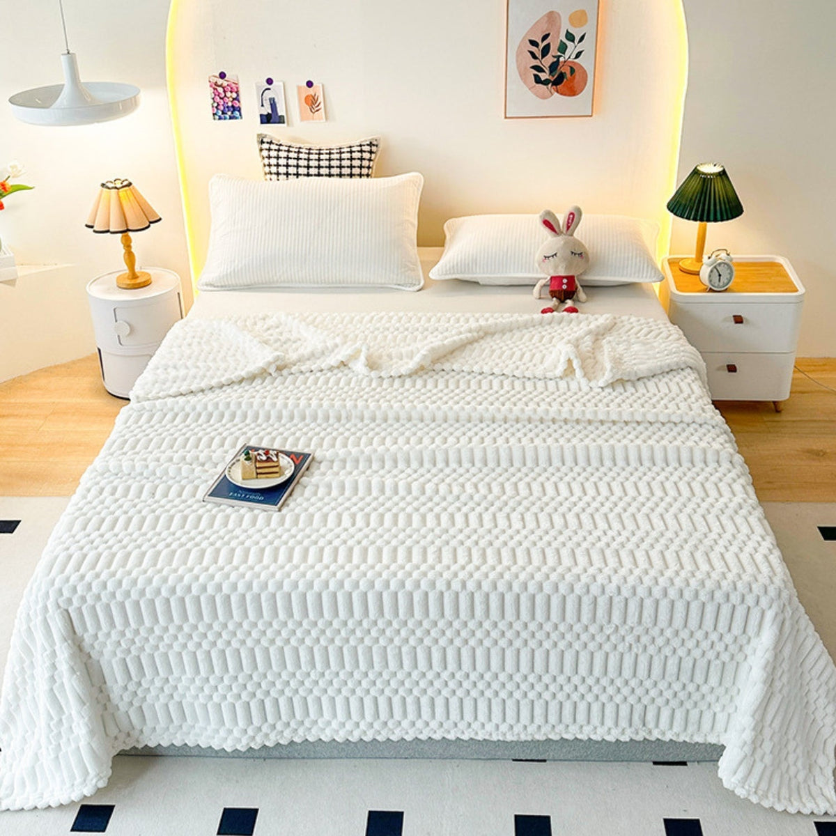 Plaid ultra doux Pebble Touch
