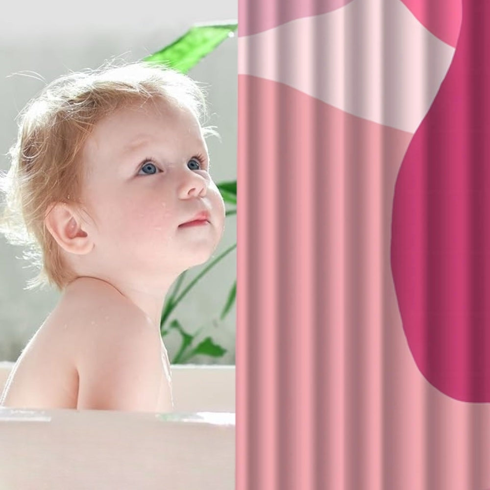 Rideau de douche rose vif Poppie