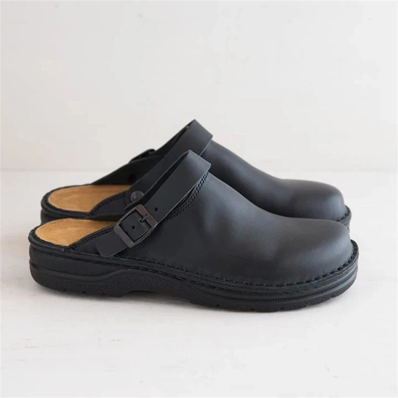 Chaussons en Cuir Souple Premium