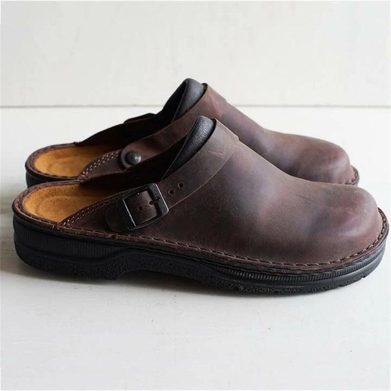Chaussons en Cuir Souple Premium