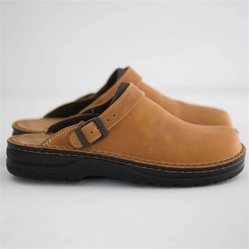 Chaussons en Cuir Souple Premium