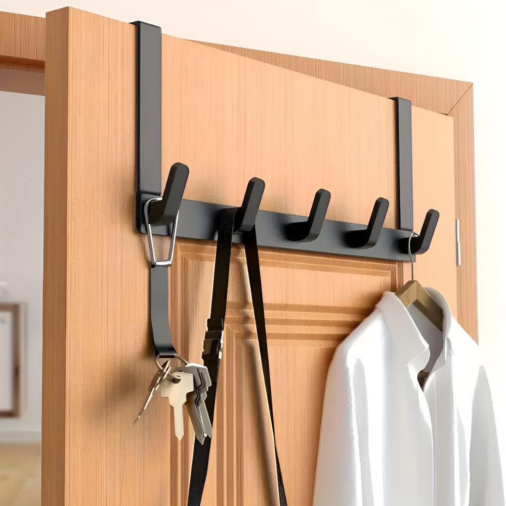 Portant de porte 5 crochets Quick Hang – Blanc