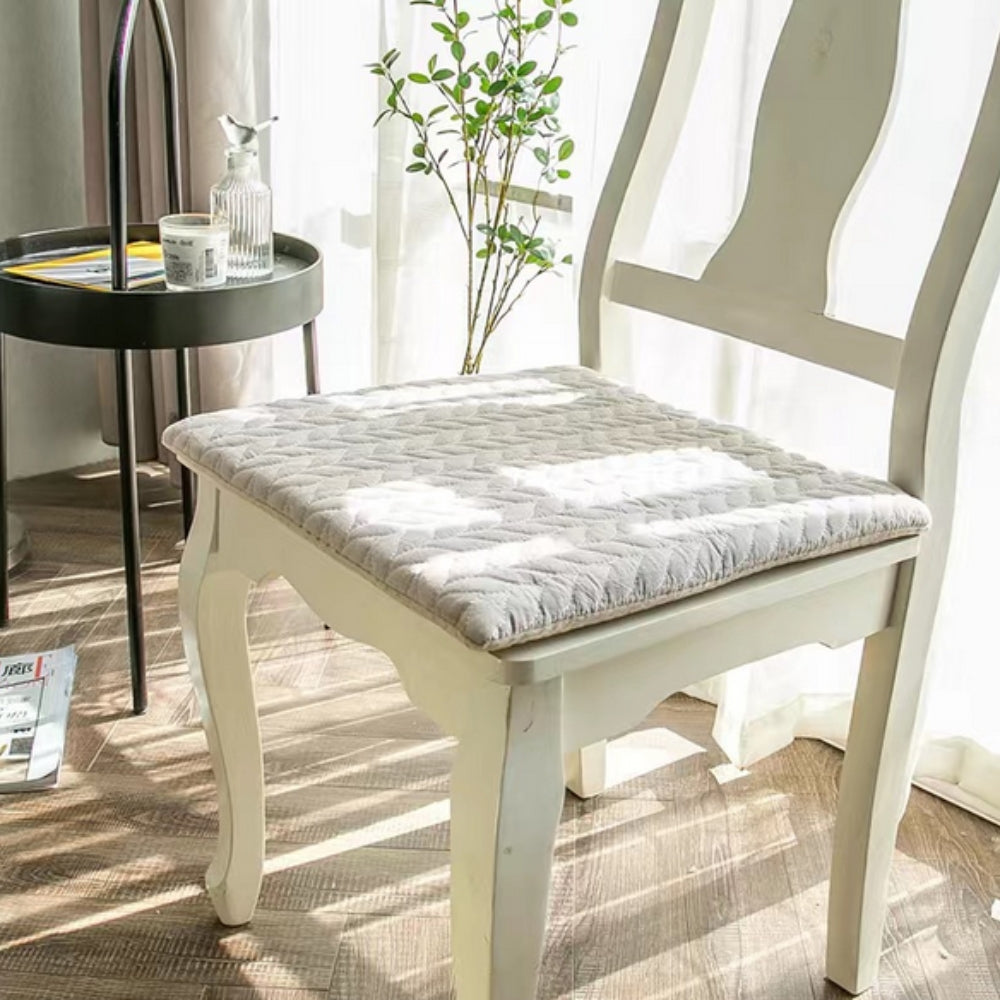 Galette de chaise matelassée d'inspiration japonaise
