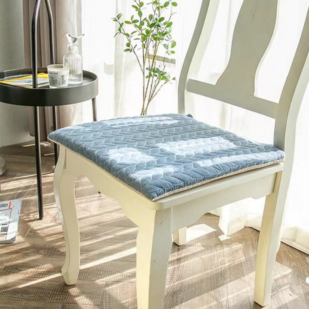 Galette de chaise matelassée d'inspiration japonaise