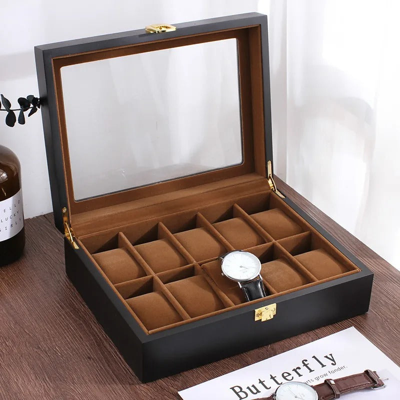 Boîte À Montres Avec Vitre