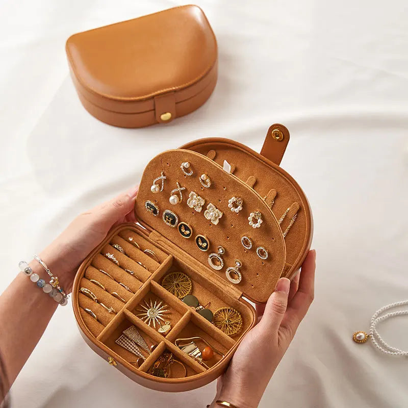 Boîte À Bijoux En Cuir Format Voyage