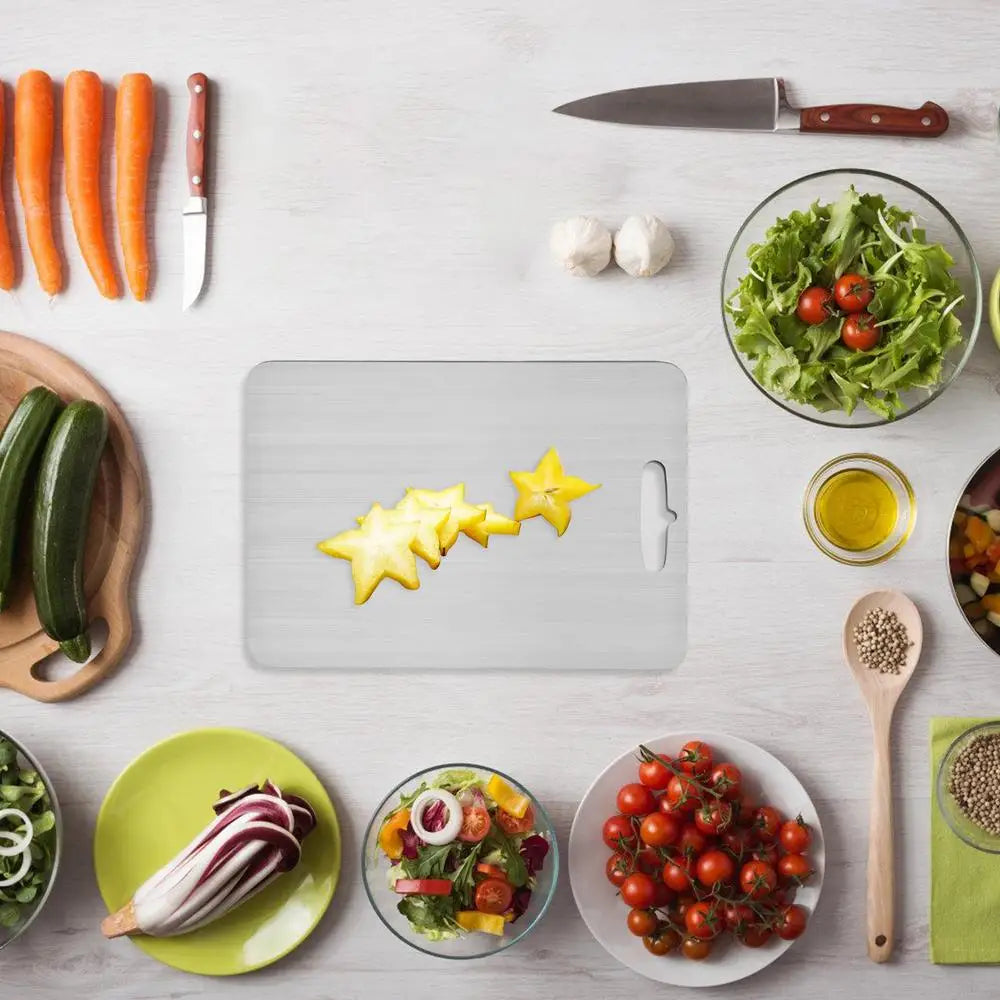 TitaniumBoard – Planche à Découper en Titane Ultra-Résistante