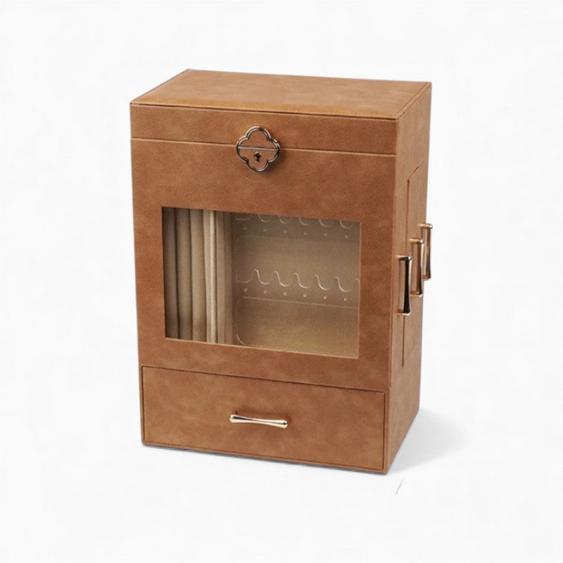 Boîte À Bijoux Cuir Grand Modèle