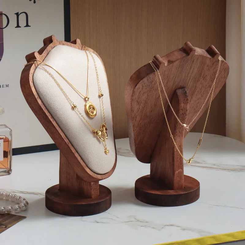 Support Bijoux Colliers Bois