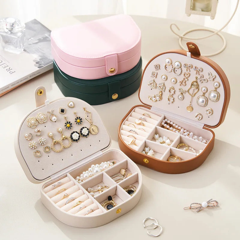 Boîte À Bijoux En Cuir Format Voyage