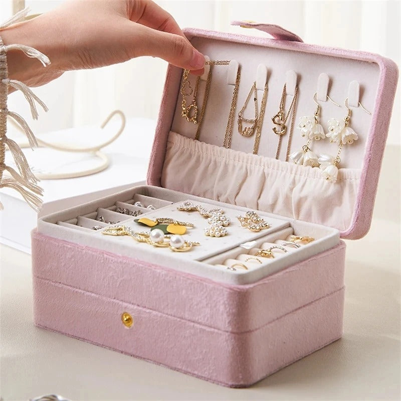 Boîte À Bijoux De Voyage Velours