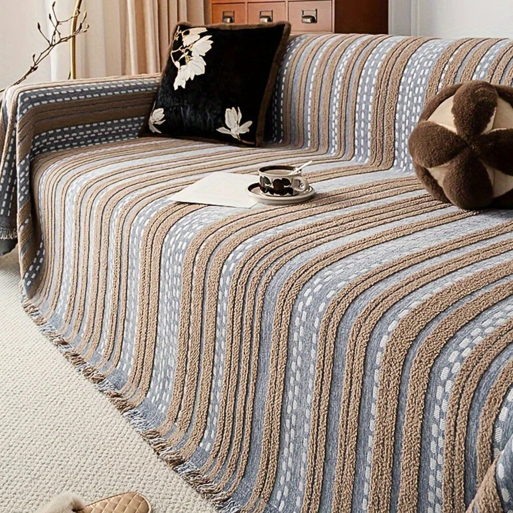 Housse de canapé boho moelleuse style Sahara